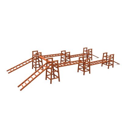 Children wooden climbing slide for sale (6)