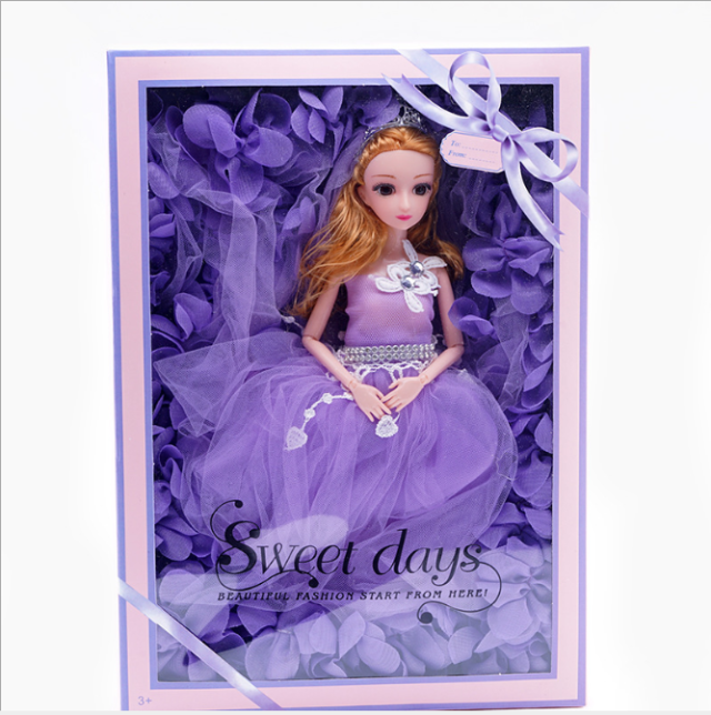 Princess long gown skirt barbie doll (4)