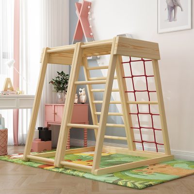 Wood frame for child kids climbing (4)