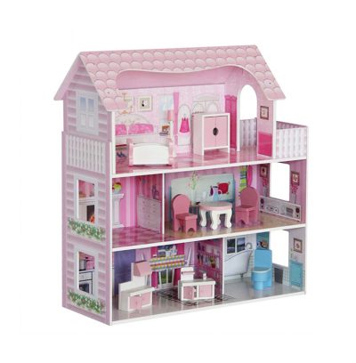Wooden doll house for kids children’s day (3)