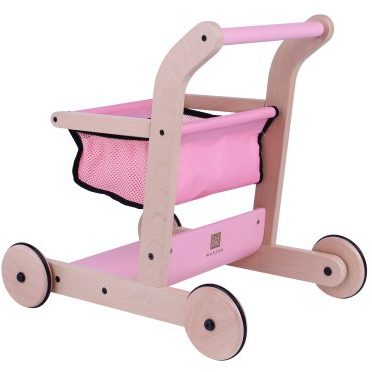 Wooden toy shopping kid’s pushing walker (5)