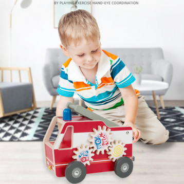 Wooden vehicle jigsaws puzzle toys (3)