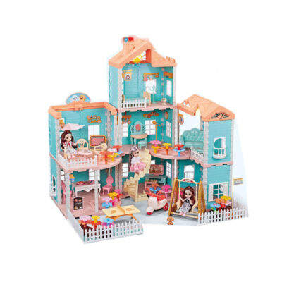 Best gift DIY plastic doll houses toy factory