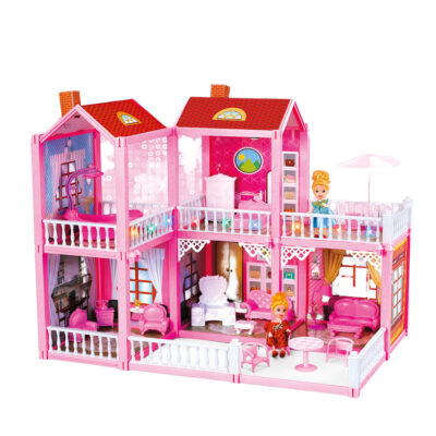 Girls birthday gift plastic doll houses supplier