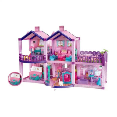 Girls birthday gift plastic doll houses supplier