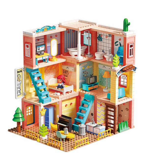 Bulk kids plastic doll house toys hot-selling design