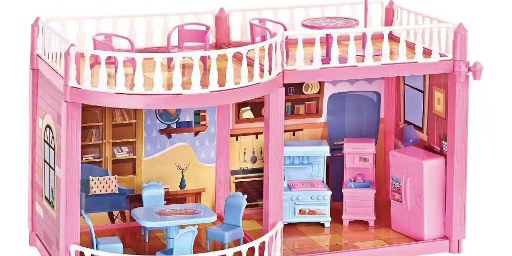 Bulk Stylish Girls Plastic Doll Houses Stylish bulk plastic doll houses for girls