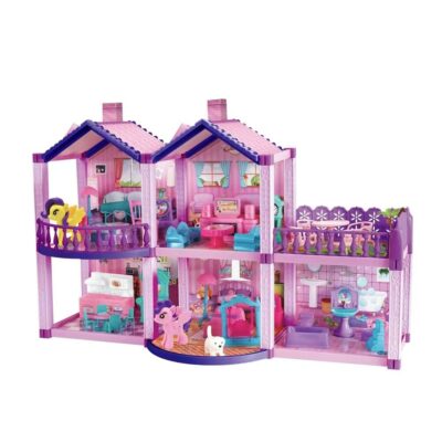 Stylish bulk plastic doll houses for girls