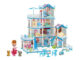 Bulk cartoon DIY plastic doll houses for kids
