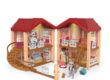 Creative wholesale DIY plastic doll houses for kids