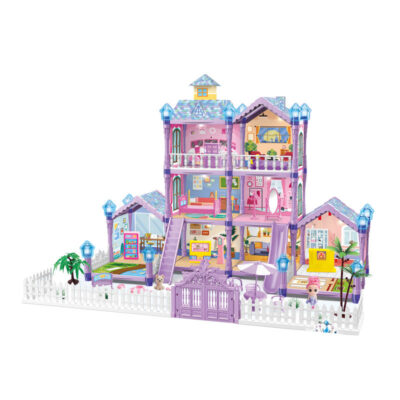 Wholesale creative plastic doll houses for children