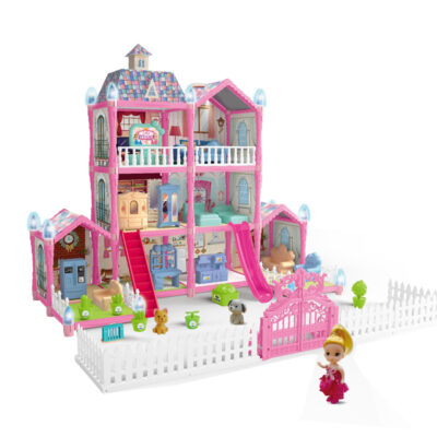 Wholesale creative plastic doll houses for children