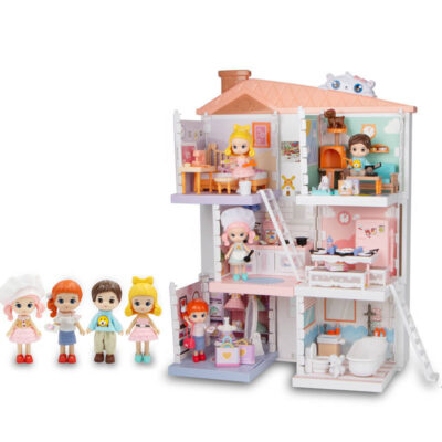 Innovative custom plastic doll houses for girls