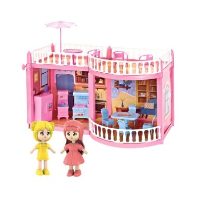Custom DIY plastic doll houses new cute design