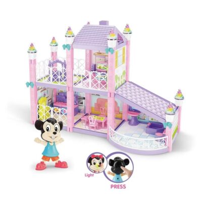 Custom DIY plastic doll houses new cute design