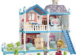 DIY plastic doll houses for girls gift factory