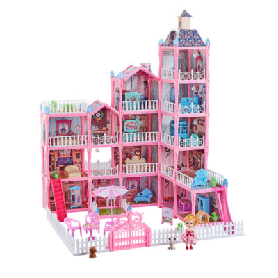 DIY plastic doll houses for girls gift factory
