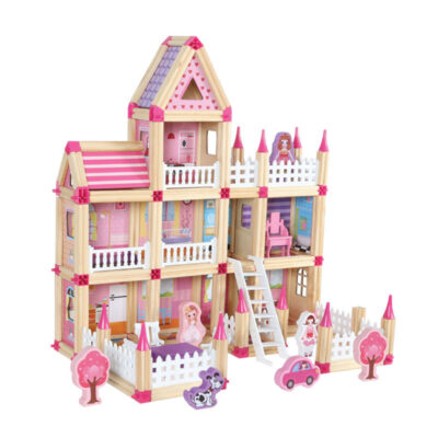 Wholesale DIY plastic doll houses for children