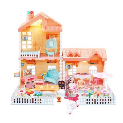 Wholesale DIY plastic doll houses for children