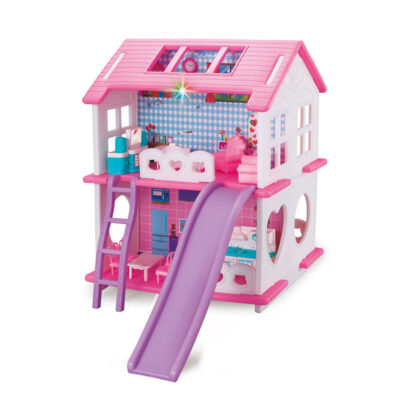Custom DIY mini plastic doll houses for kids