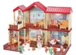 DIY plastic doll houses for girls manufacturer
