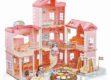 DIY plastic doll houses for girls manufacturer