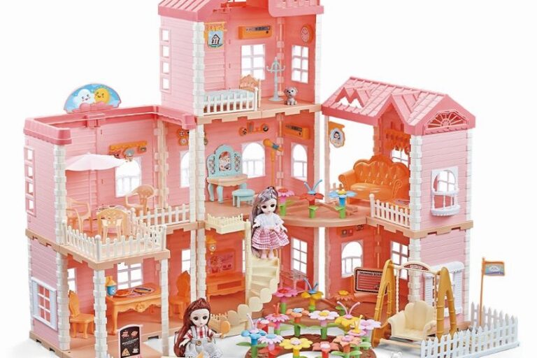 DIY plastic doll houses for girls manufacturer