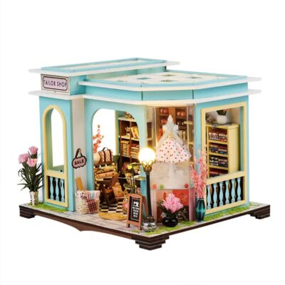 DIY plastic doll houses for girls manufacturer