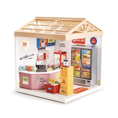 DIY plastic doll houses for girls manufacturer