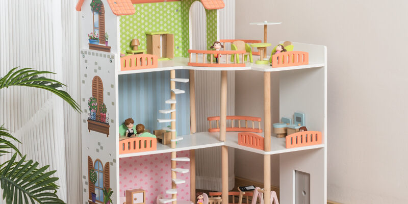 DIY Wooden Doll Houses for Girls Bulk Supply (4) Bulk DIY wooden doll houses for girls toys