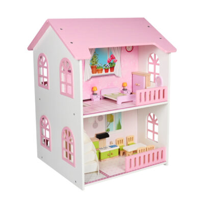 DIY wooden doll houses for girls supplier