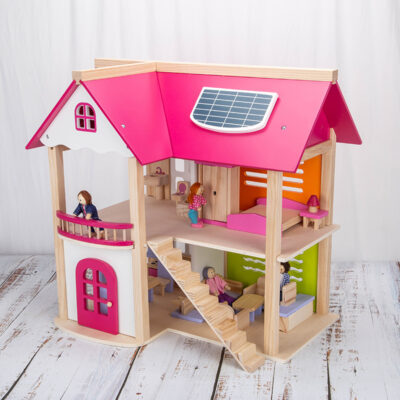 Educational DIY wooden doll houses toy manufacturer