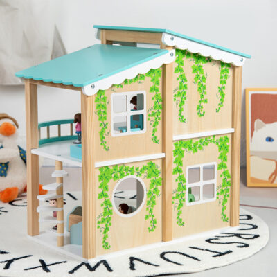 Educational DIY wooden doll houses toy manufacturer