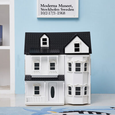 Villa wooden doll houses for kids supplier