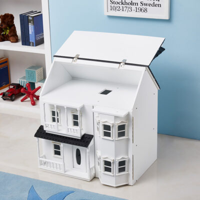 Villa wooden doll houses for kids supplier