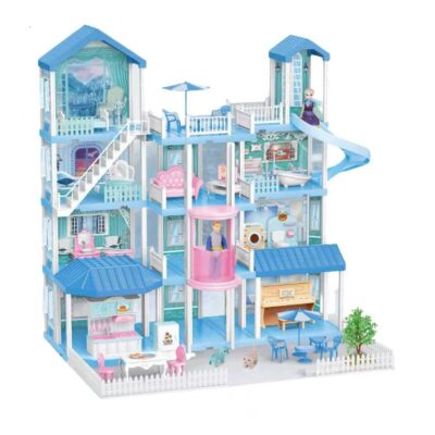 High-quality DIY plastic doll houses from toy factory