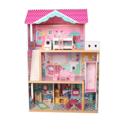 High-quality modern wooden doll houses toy factory