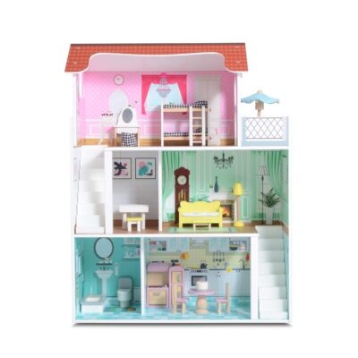 High-quality modern wooden doll houses toy factory