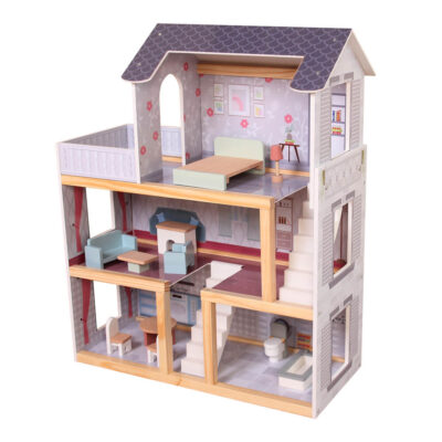 High-quality modern wooden doll houses toy factory