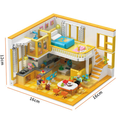 Bulk hot-selling plastic doll houses for kids