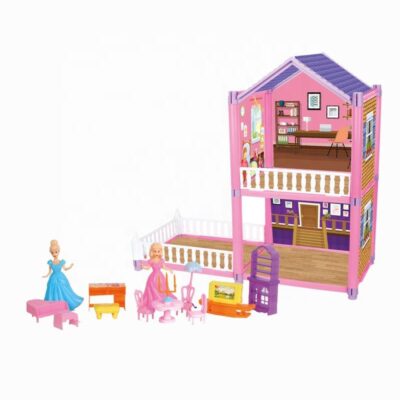 Bulk hot-selling plastic doll houses for kids