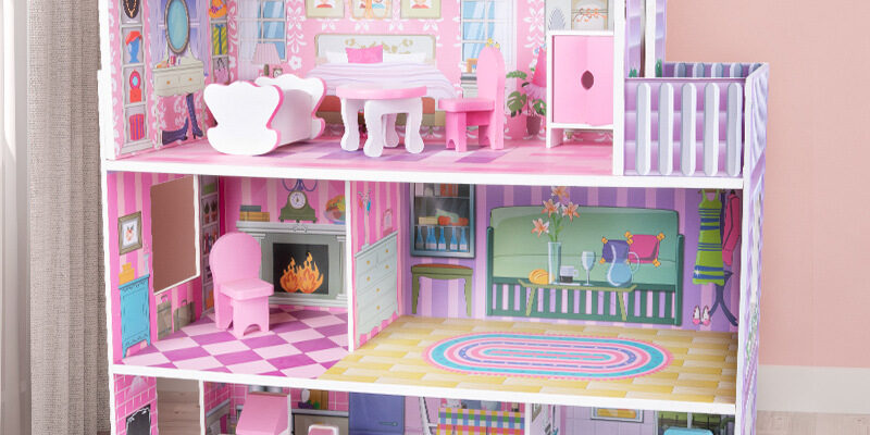 Kids Wooden Doll Houses Wholesale (3) Wholesale wooden doll houses for kids toys