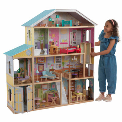 Luxury wooden doll houses for kids manufacturer