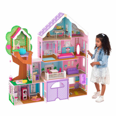 Luxury wooden doll houses for kids manufacturer