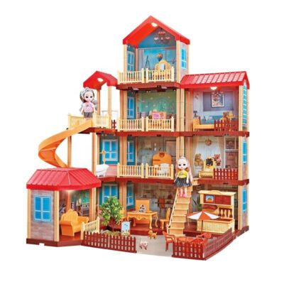 Wholesale luxury plastic doll houses birthday gift