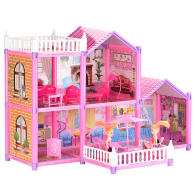 Wholesale luxury plastic doll houses birthday gift