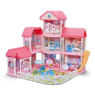 Wholesale luxury plastic doll houses birthday gift