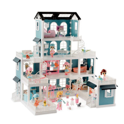 Wholesale luxury plastic doll houses birthday gift