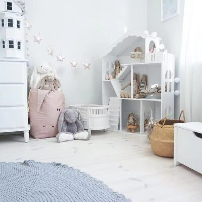 Custom modern wooden doll houses for kids