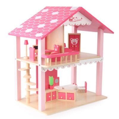 New DIY wooden doll houses kids manufacturer